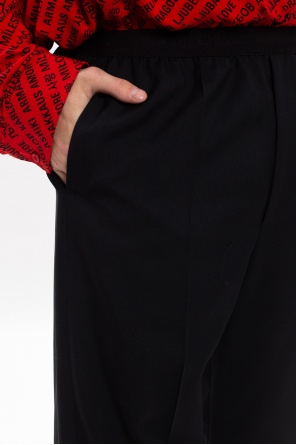 oamc cotton lab pants - Black Pleat - GenesinlifeShops Seychelles